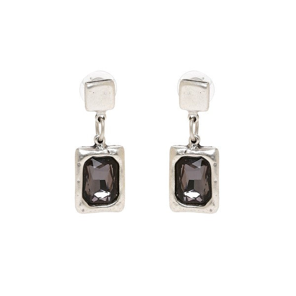 Black Crystal Earrings