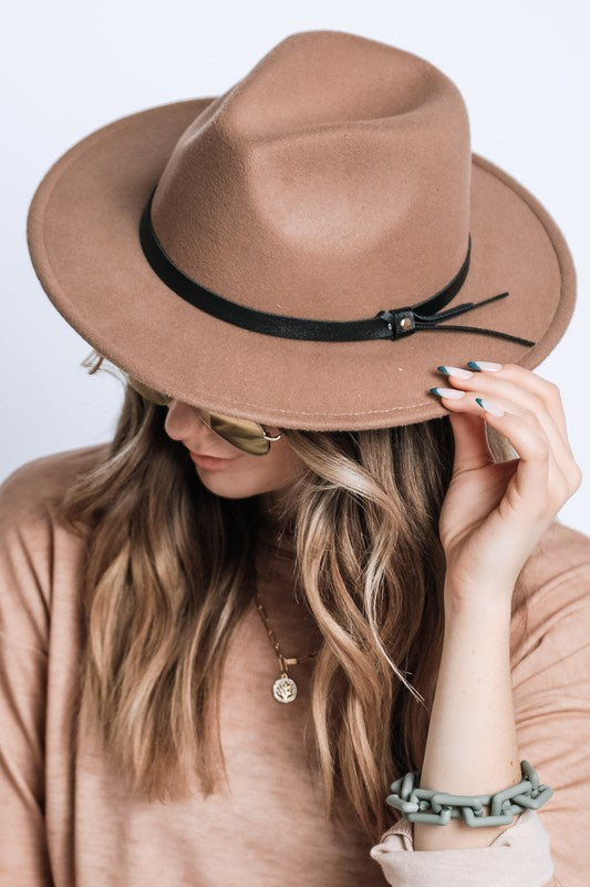 Plain Felt Fedora Hat