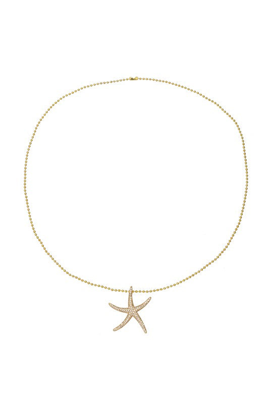 Starfish Beaded Necklace