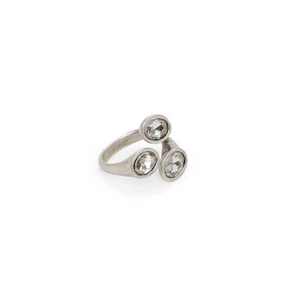 Double Sided Crystal Ring