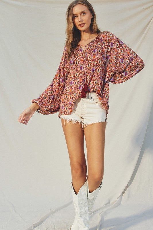 Mirage Pilot Button Down Top