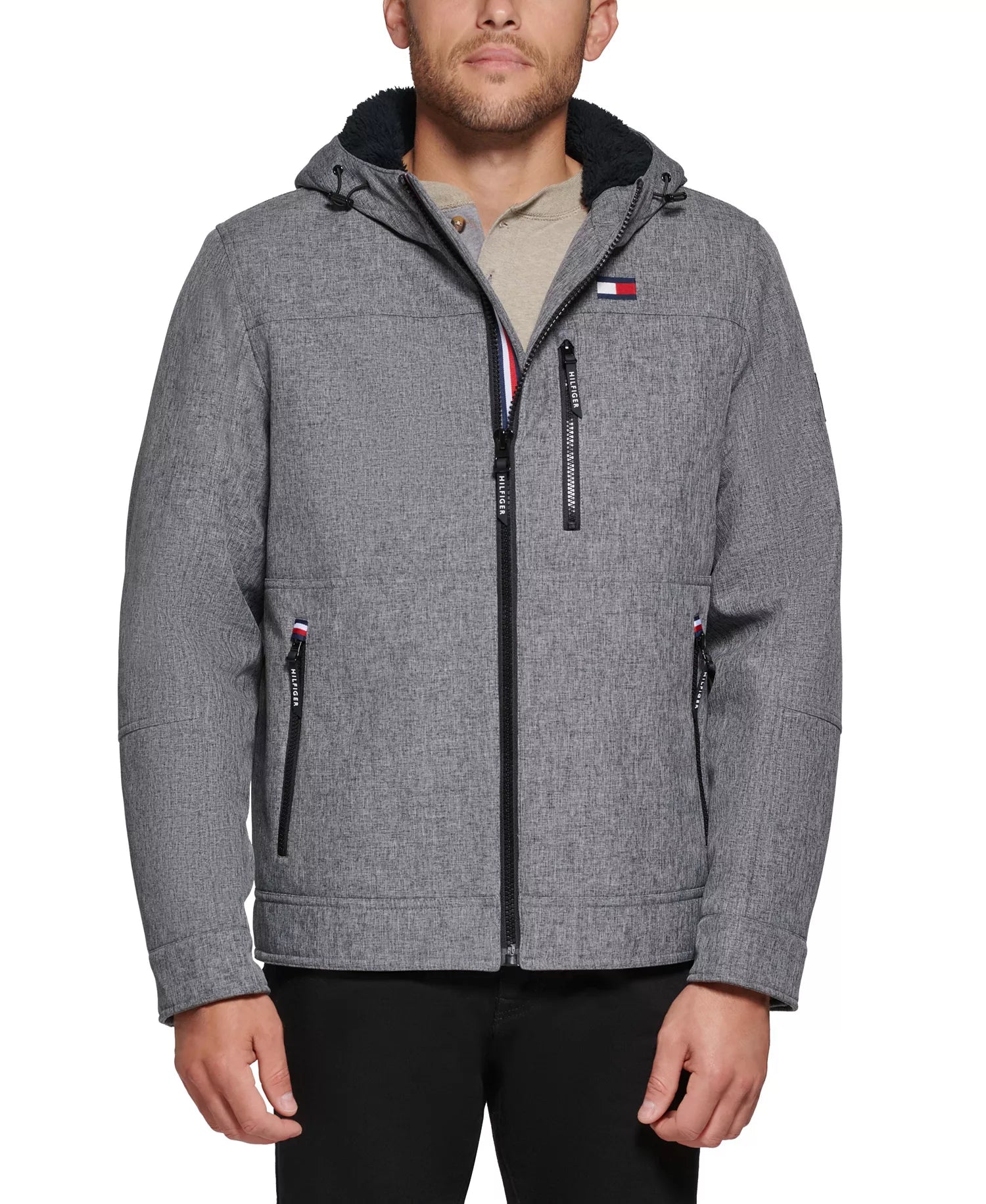 Tommy Hilfiger Men's Sherpa-Lined Jacket