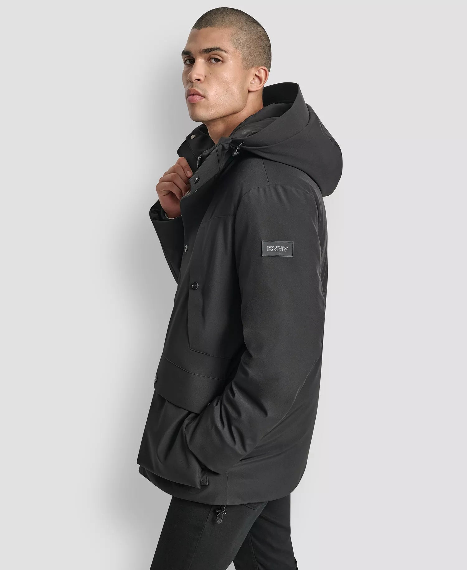 DKNY Men's Urban Hooded Parka Jacket