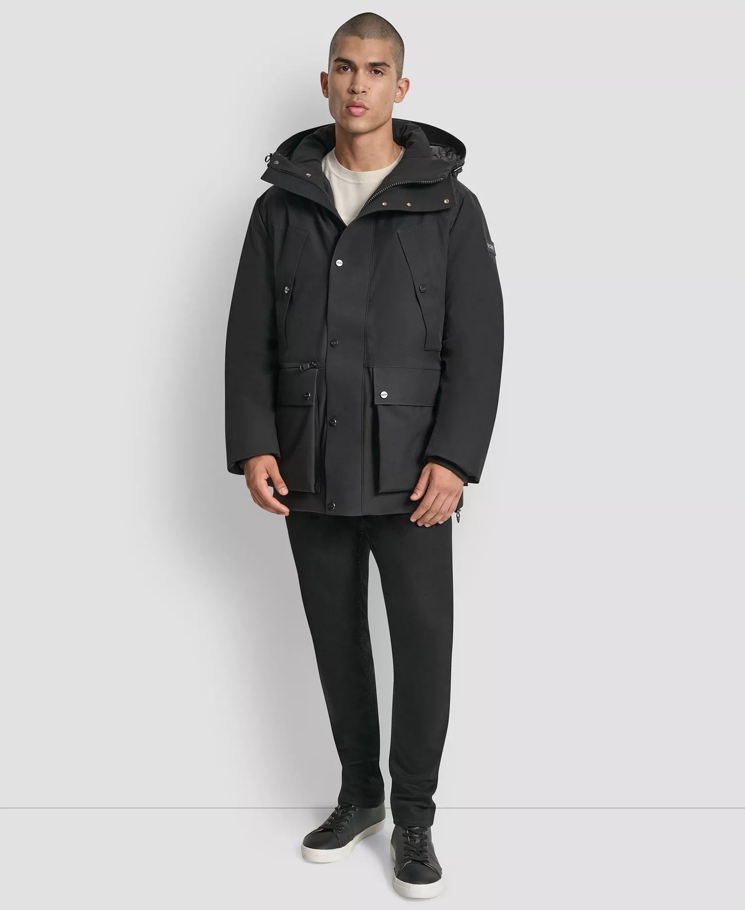 DKNY Men's Urban Hooded Parka Jacket