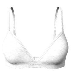 CK LIGHTLY LINED TRIANGLE SNOW WHITE QP3128O