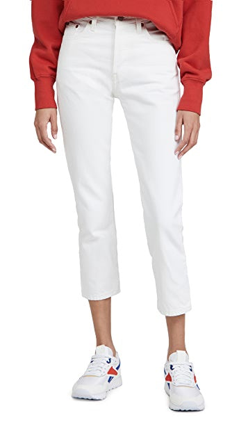 501 Cropped In Come Clean Jeans
