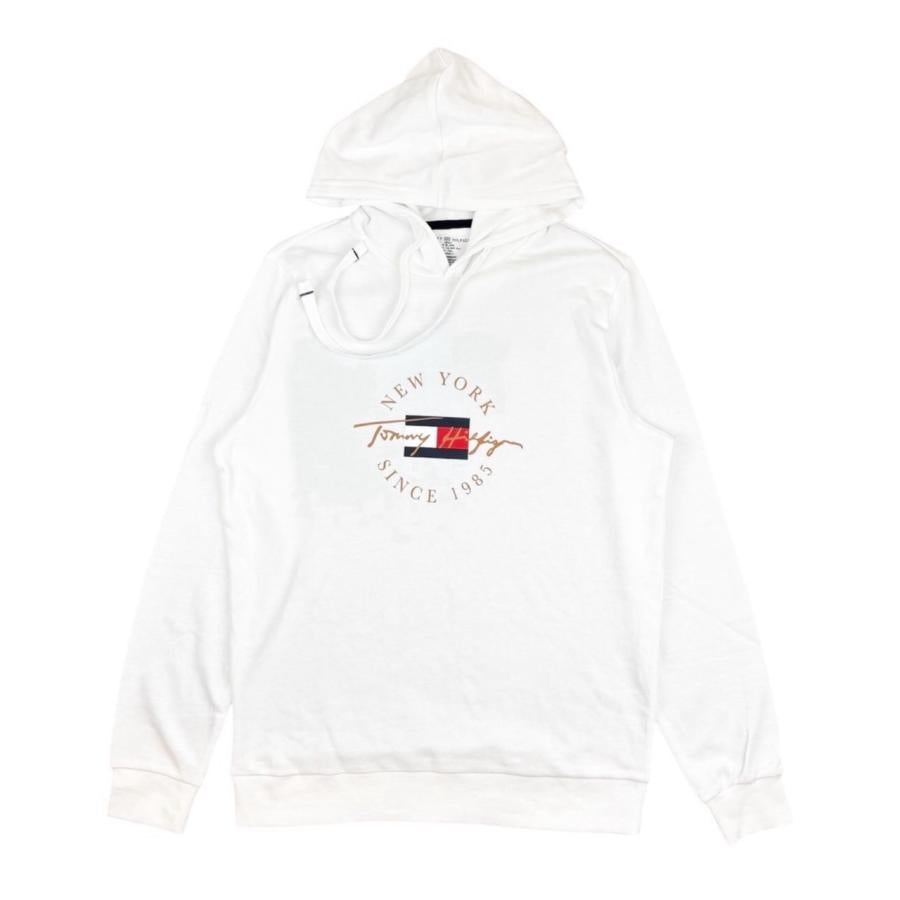 Tommy Hilfiger White French Terry Sleep Hoodie