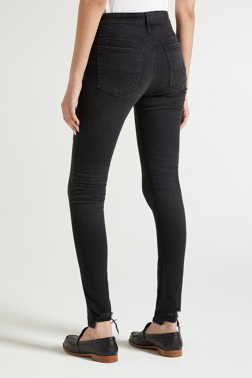 highrise, farrah, agjeans, women, denim, black