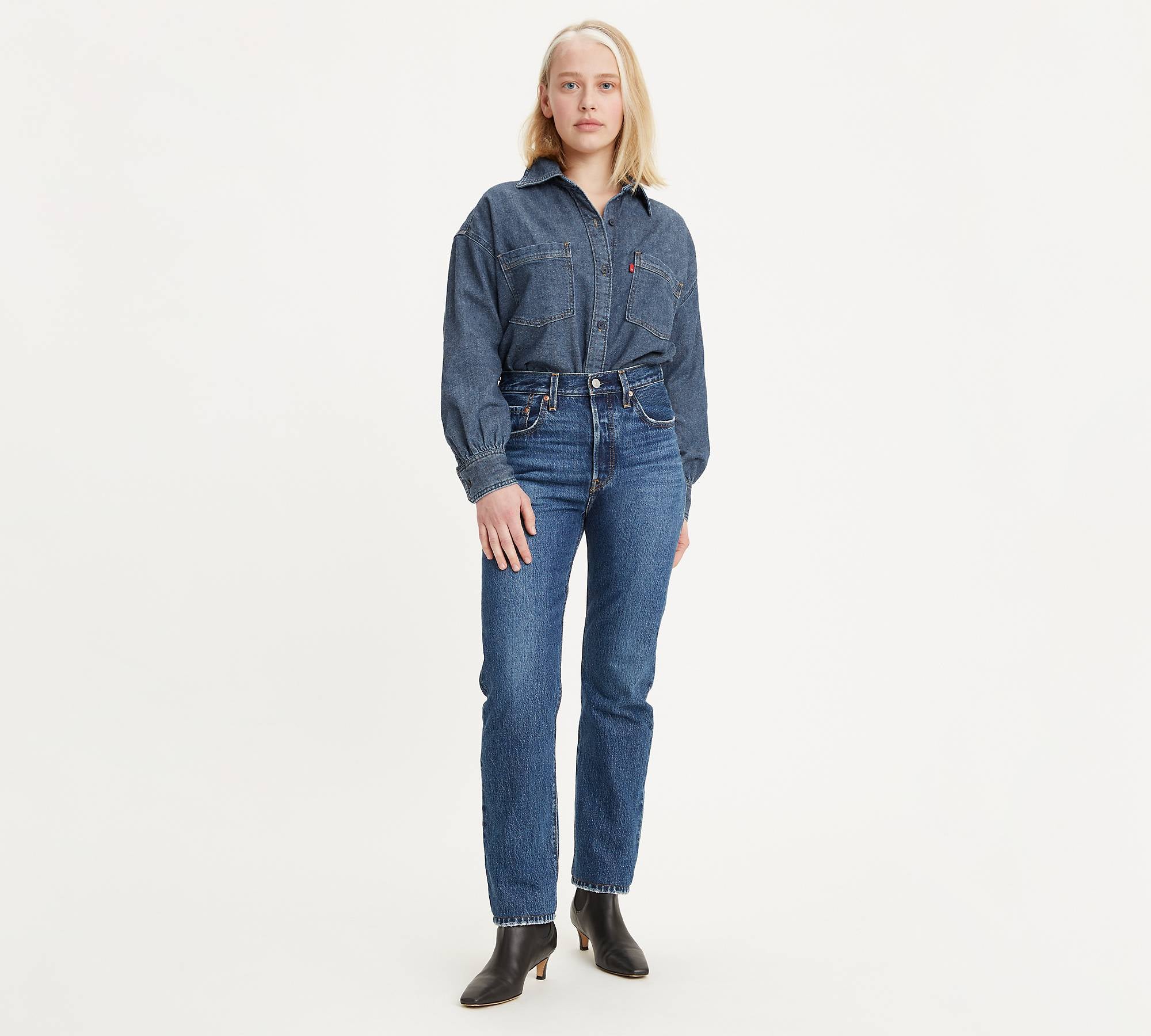 501 Original Fit Straight Leg Jeans