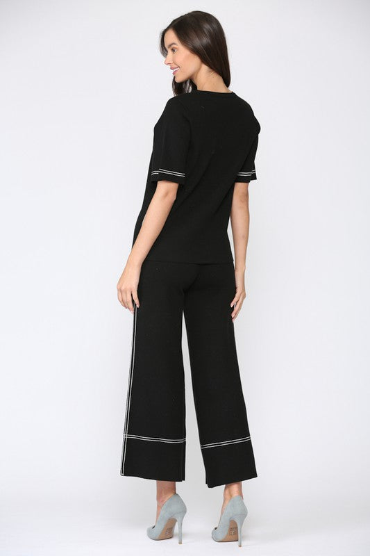 Susie Ribbed Knitted Top