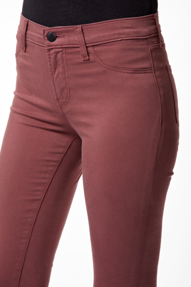 j brand, denim, j brand denim, womens, mid rise, skinny, mauve