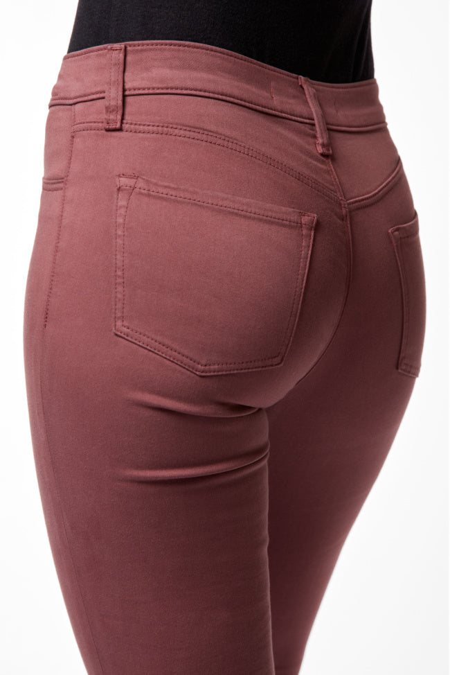 j brand, denim, j brand denim, womens, mid rise, skinny, mauve