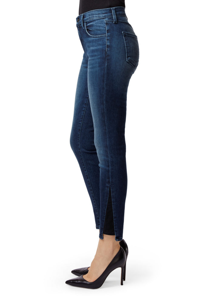 j brand, denim, womens denim, womens, blue, suede, skinny, highrise