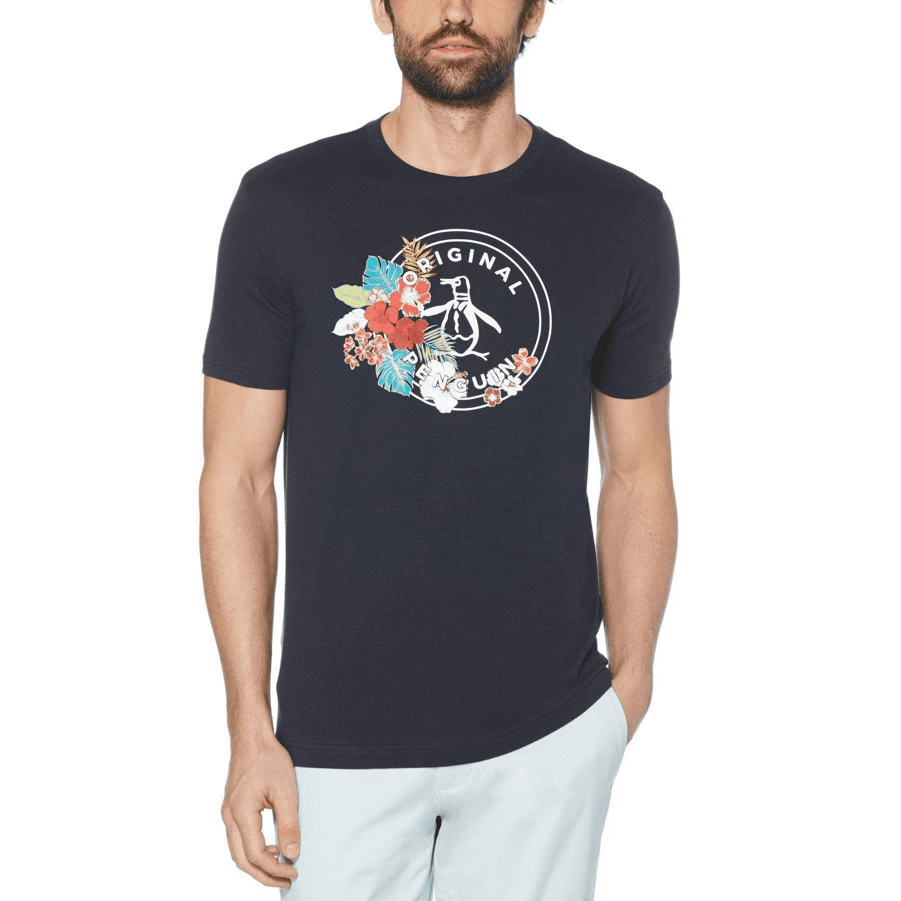 Men's Floral Stamp Pete Short Sleeve T-Shirt