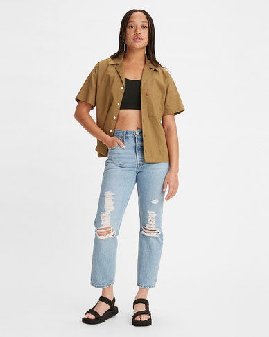 Premium 501 Original Crop Jeans