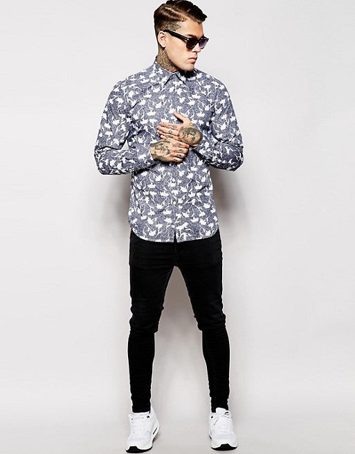 S-Temari Button Up Shirt