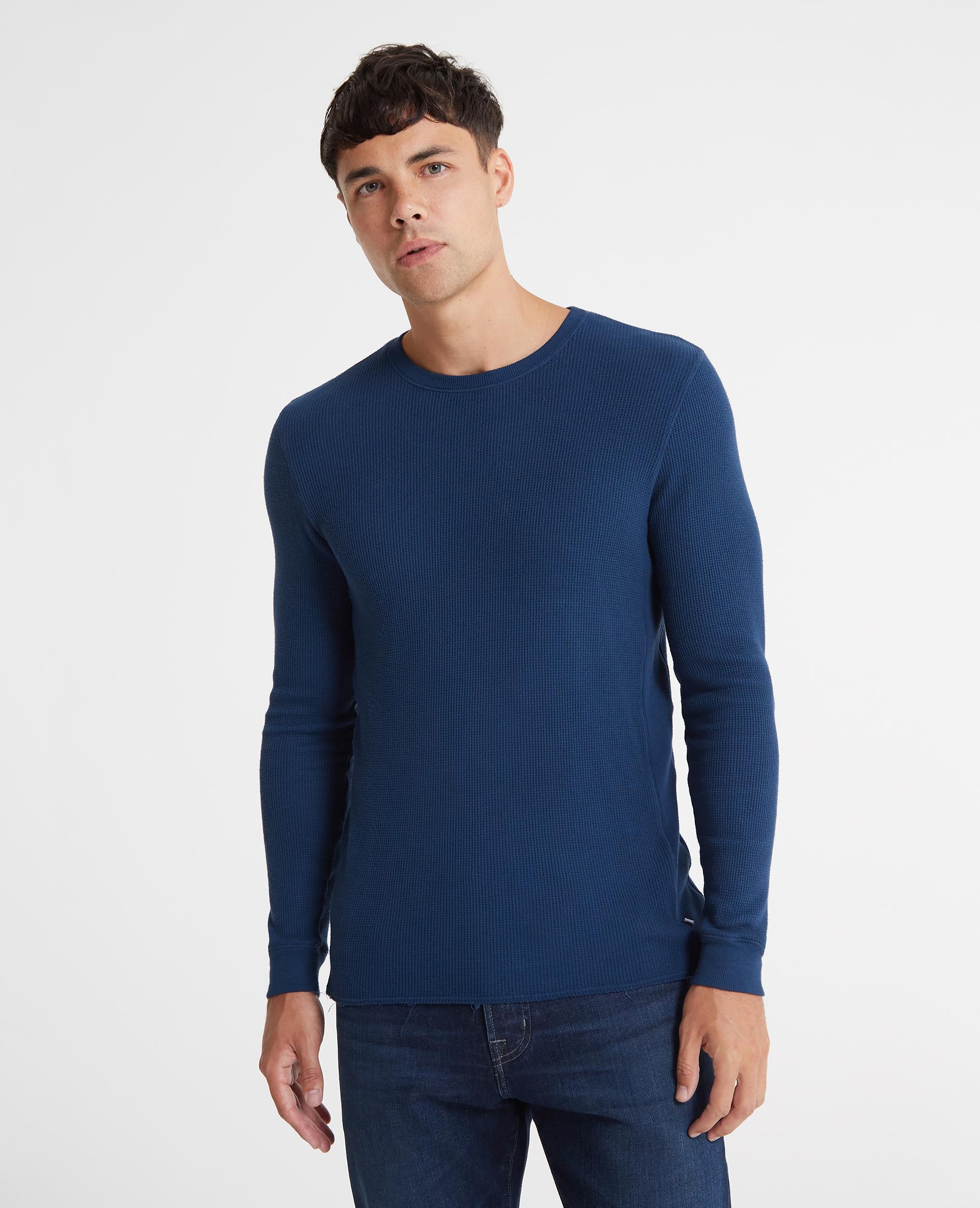 ag, men, ag tops, kipp crew, long sleeve