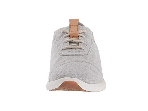 women, toms, sneakers, lace up, grey