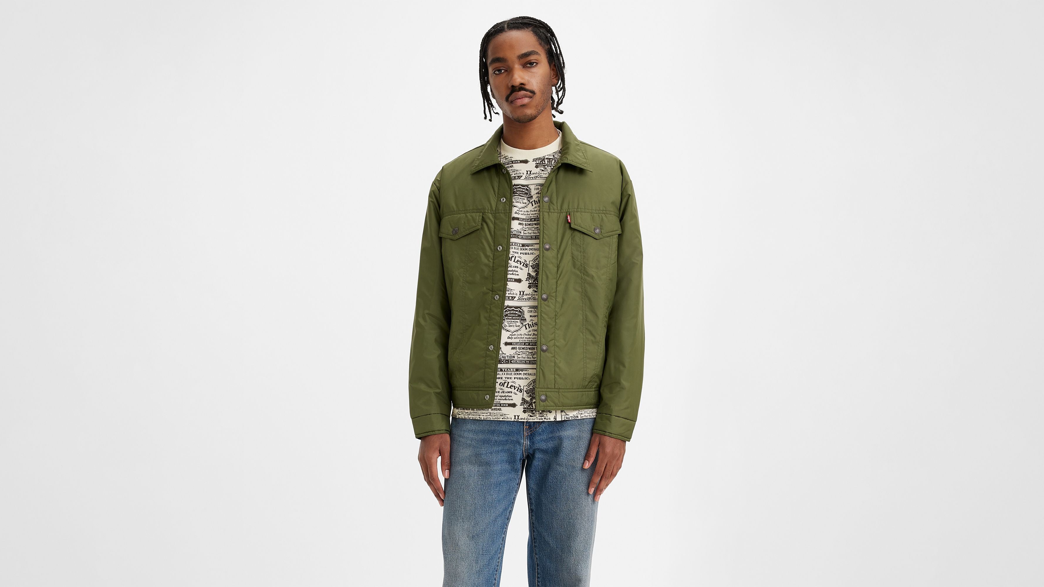 Relaxed Fit Padded Truck Jacket