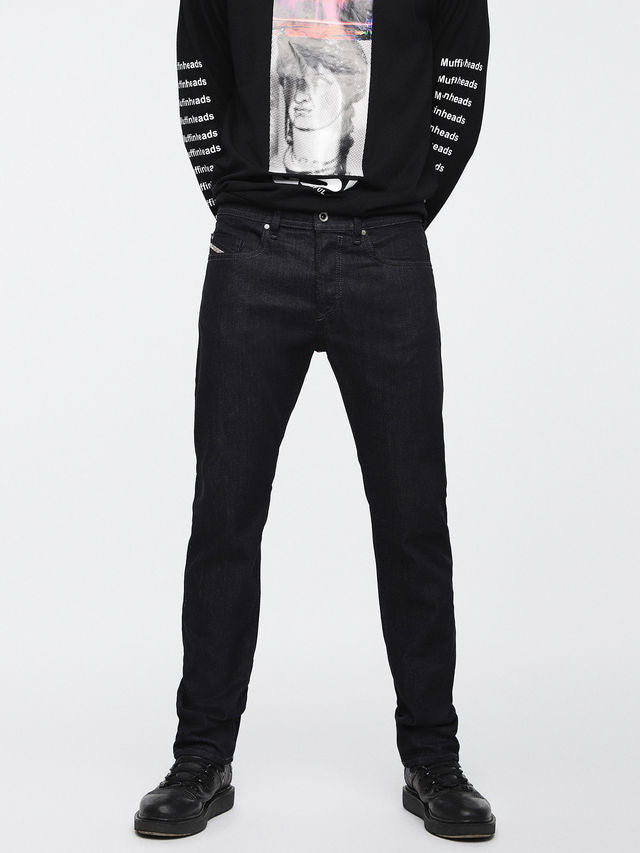 dark blue, regular waist, diesel denim, mens denim, men