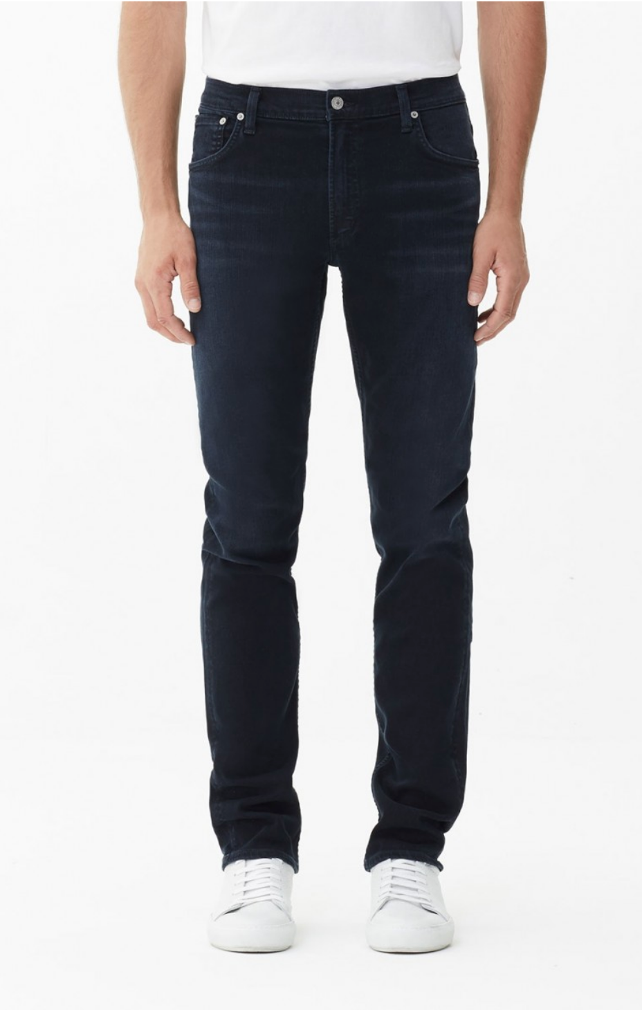 slim fit, mens denim, denim, citizens, dark blue