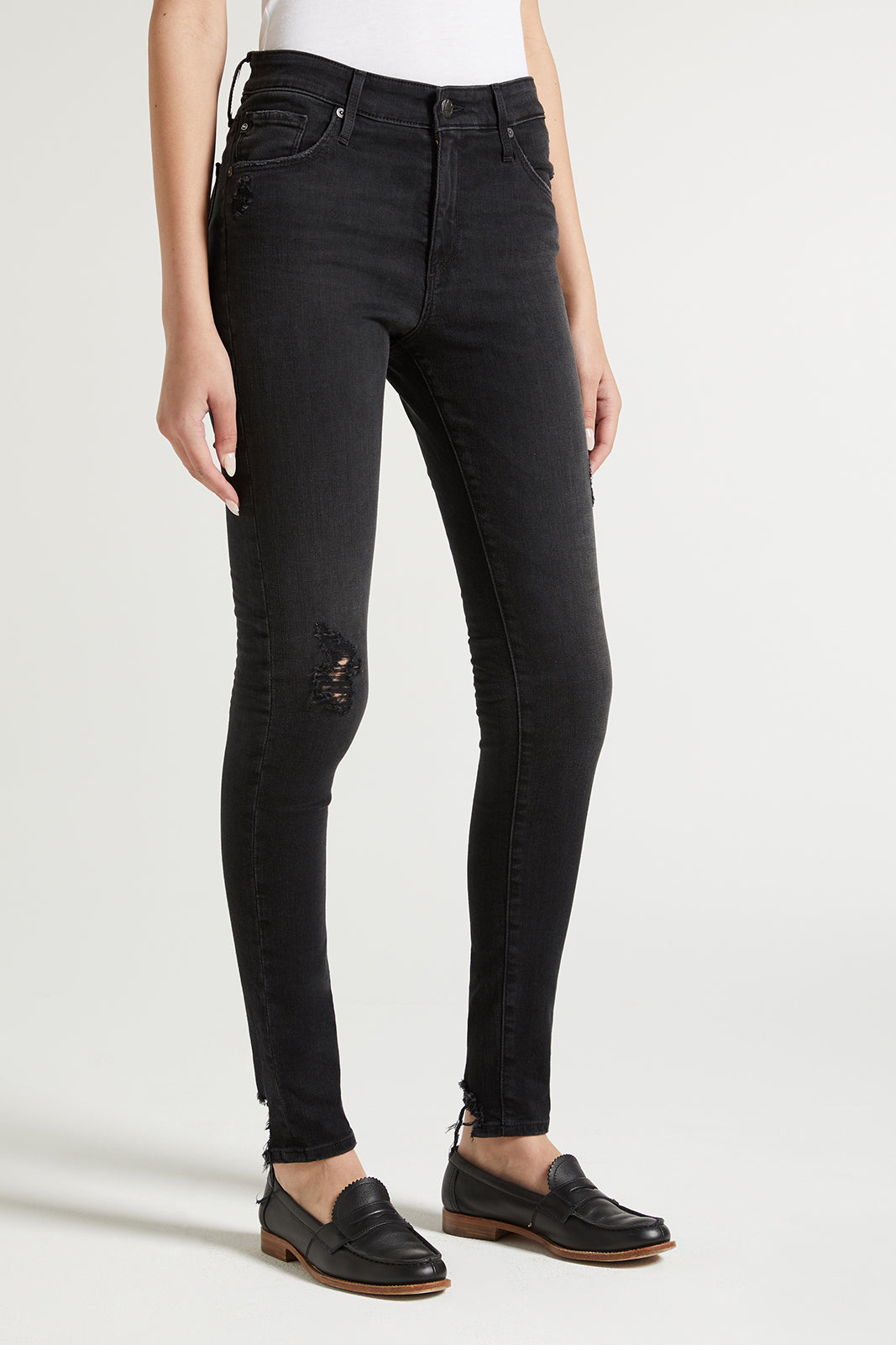 highrise, farrah, agjeans, women, denim, black