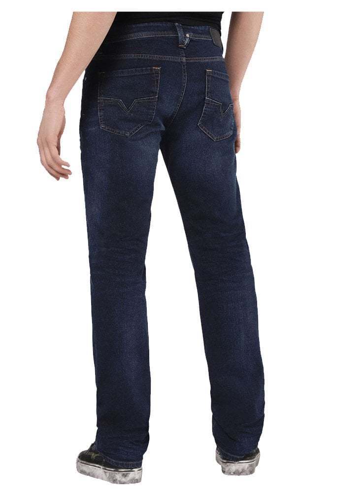 mens diesel, diesel denim, diesel, dark blue, denim, straight
