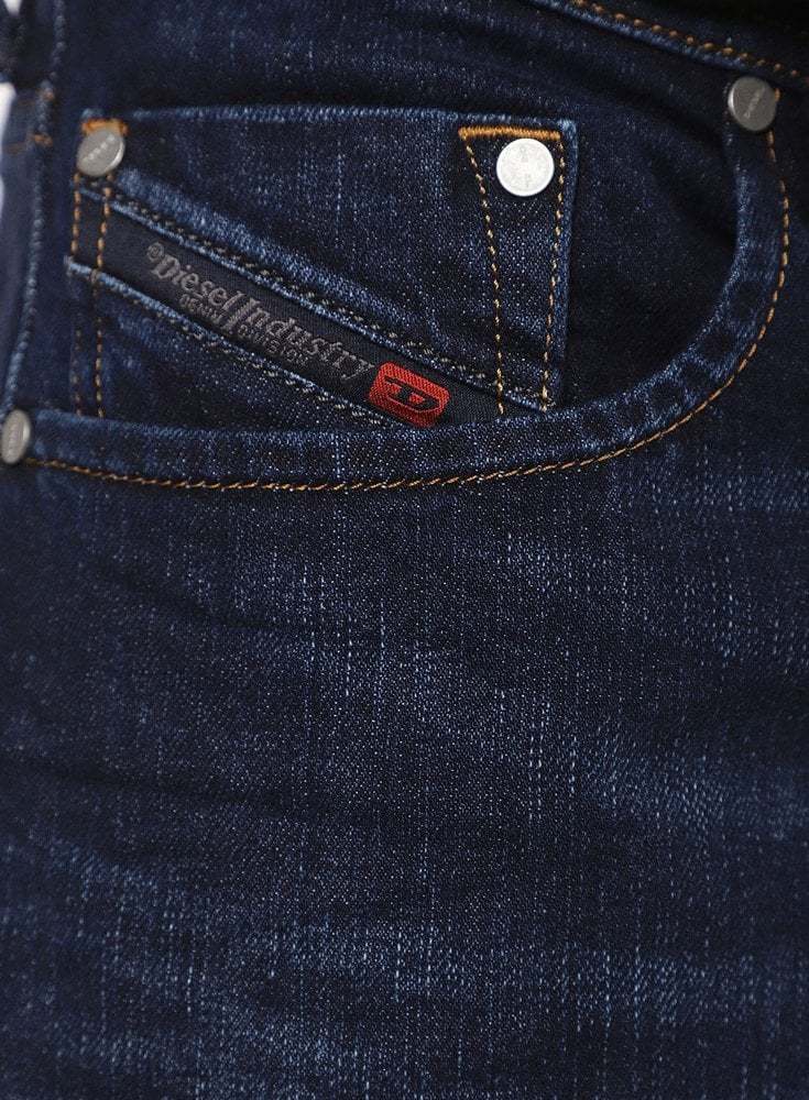 mens diesel, diesel denim, diesel, dark blue, denim, straight
