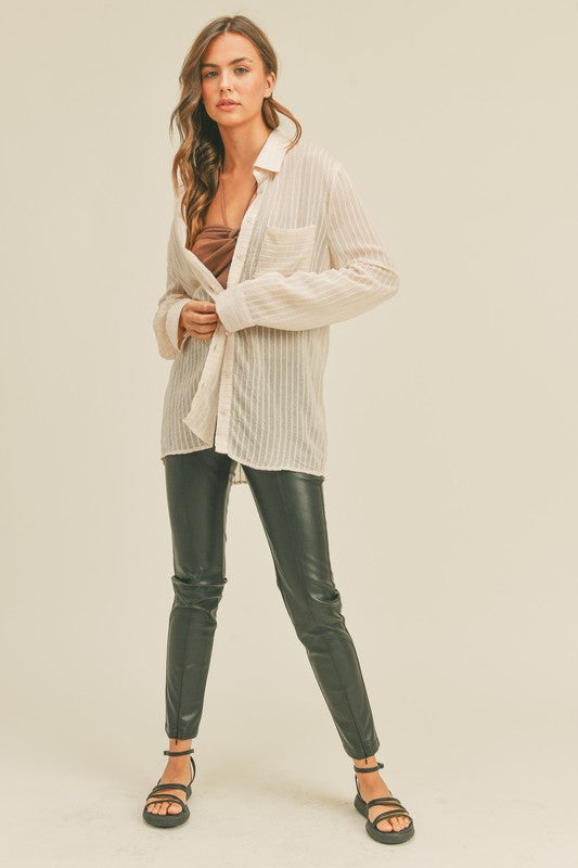 Faux Leather Pants