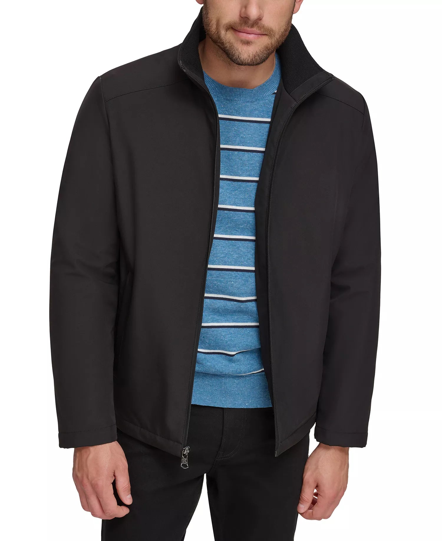 CK Men's Classic Midweight Stand Collar Jacket