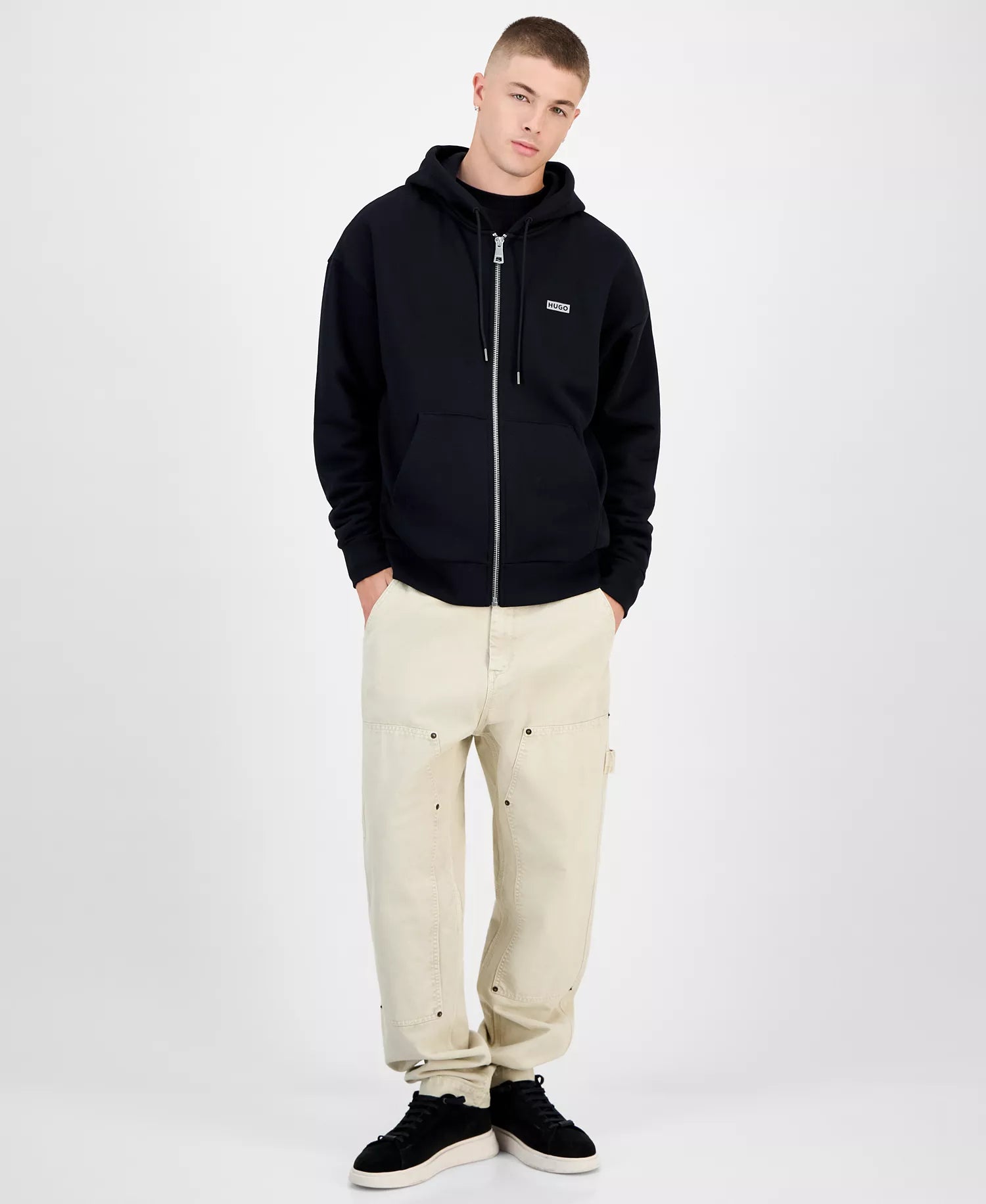 Hugo Boss Men's Nazardo Long-Sleeve Logo Hoodie