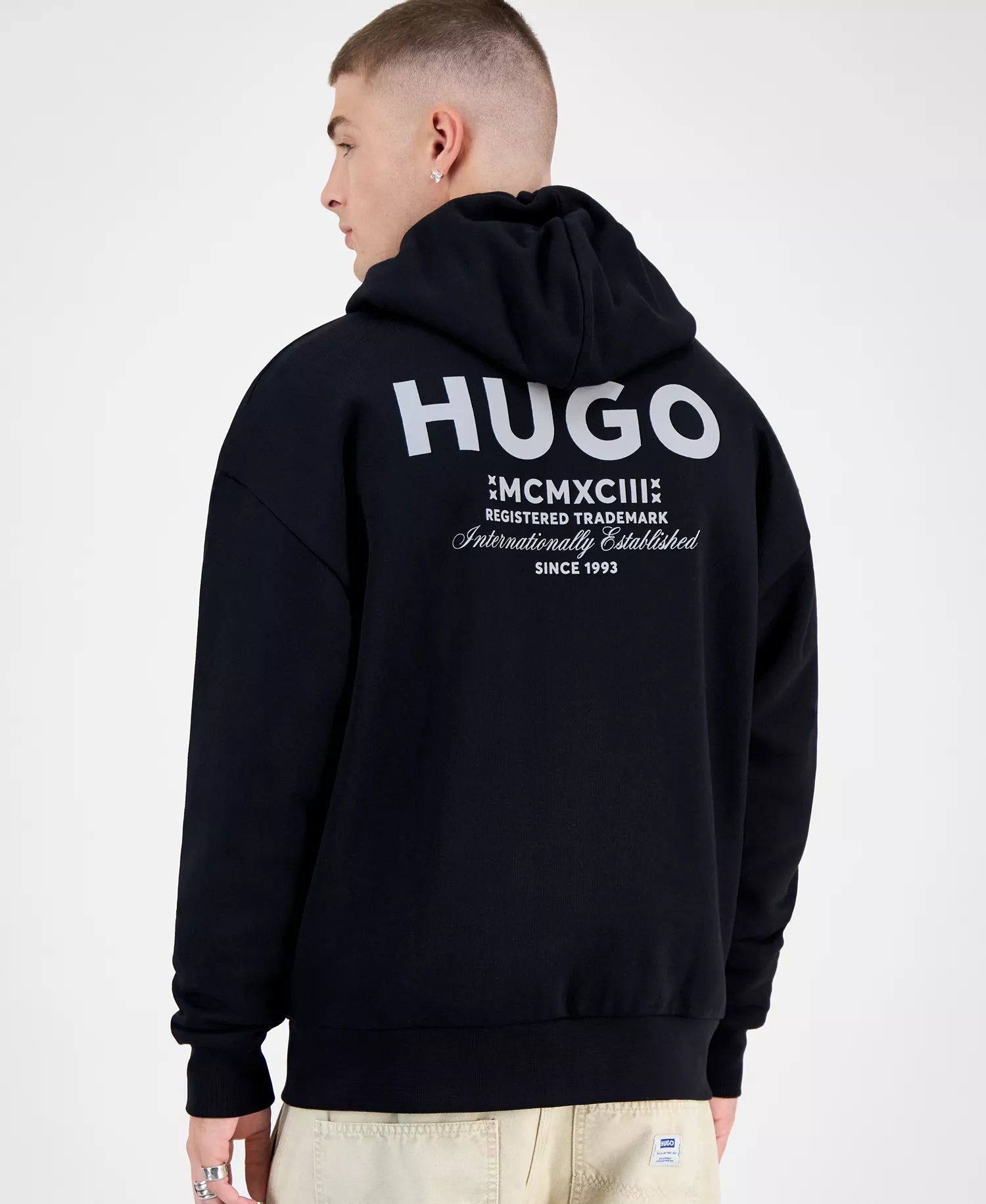 Hugo Boss Men's Nazardo Long-Sleeve Logo Hoodie