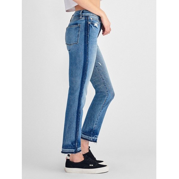 Mara Ankle Mid Rise Instasculpt Straight Jeans