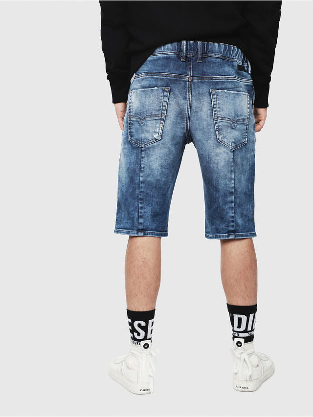 Diesel D-KROOSHORT-T Regular-slim shorts in JoggJeans twill