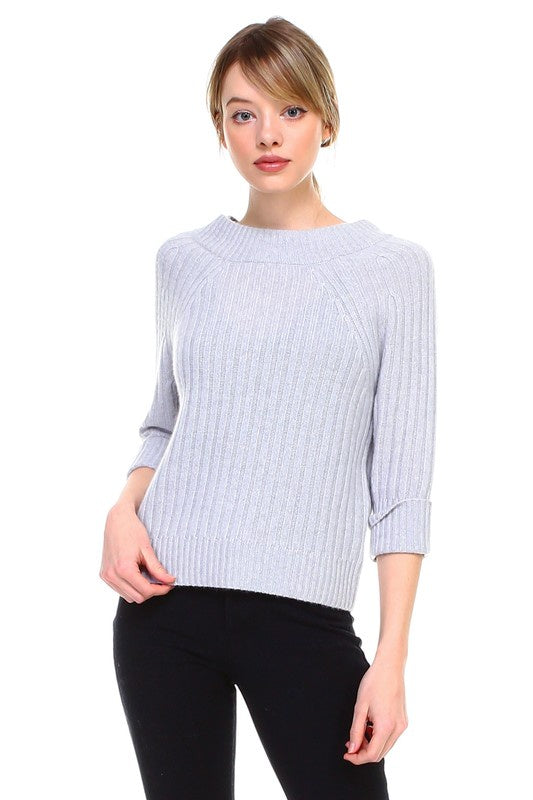 Selma Ribbed Sweater Top