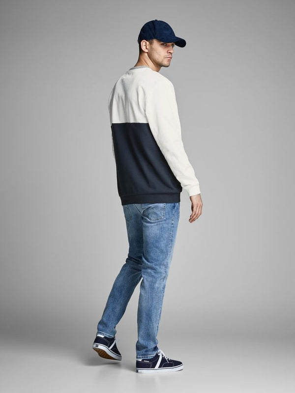 JORRUSSEL SWEAT CREW NECK IN WHITE