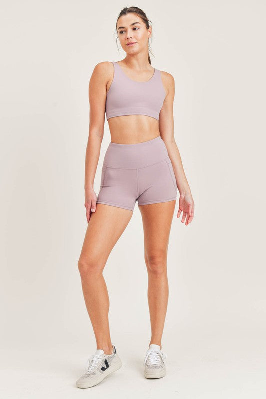 Mono B BRONZE - TACTEL-Lycra High-Impact Sports Bra
