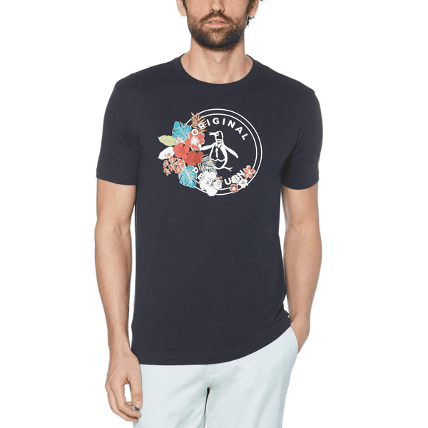 Men's Floral Stamp Pete Short Sleeve T-Shirt