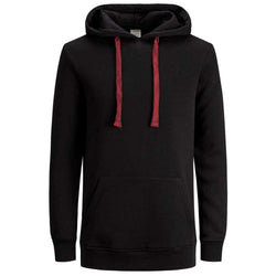 JORLETTER SWEAT HOOD IN BLACK