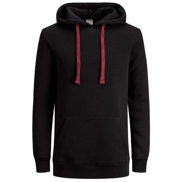 JORLETTER SWEAT HOOD IN BLACK