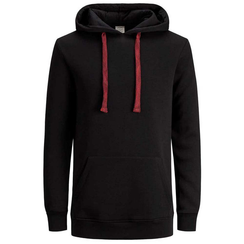 JORLETTER SWEAT HOOD IN BLACK