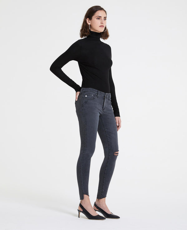 agdenim, women, skinny, stretch, lightweight, black, ripped
