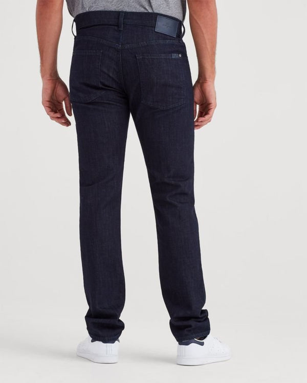 sevens, seven for all mankind, mens denim, sevens denim, denim, mens, luxe performance, 7s, straight, dark wash, comfort