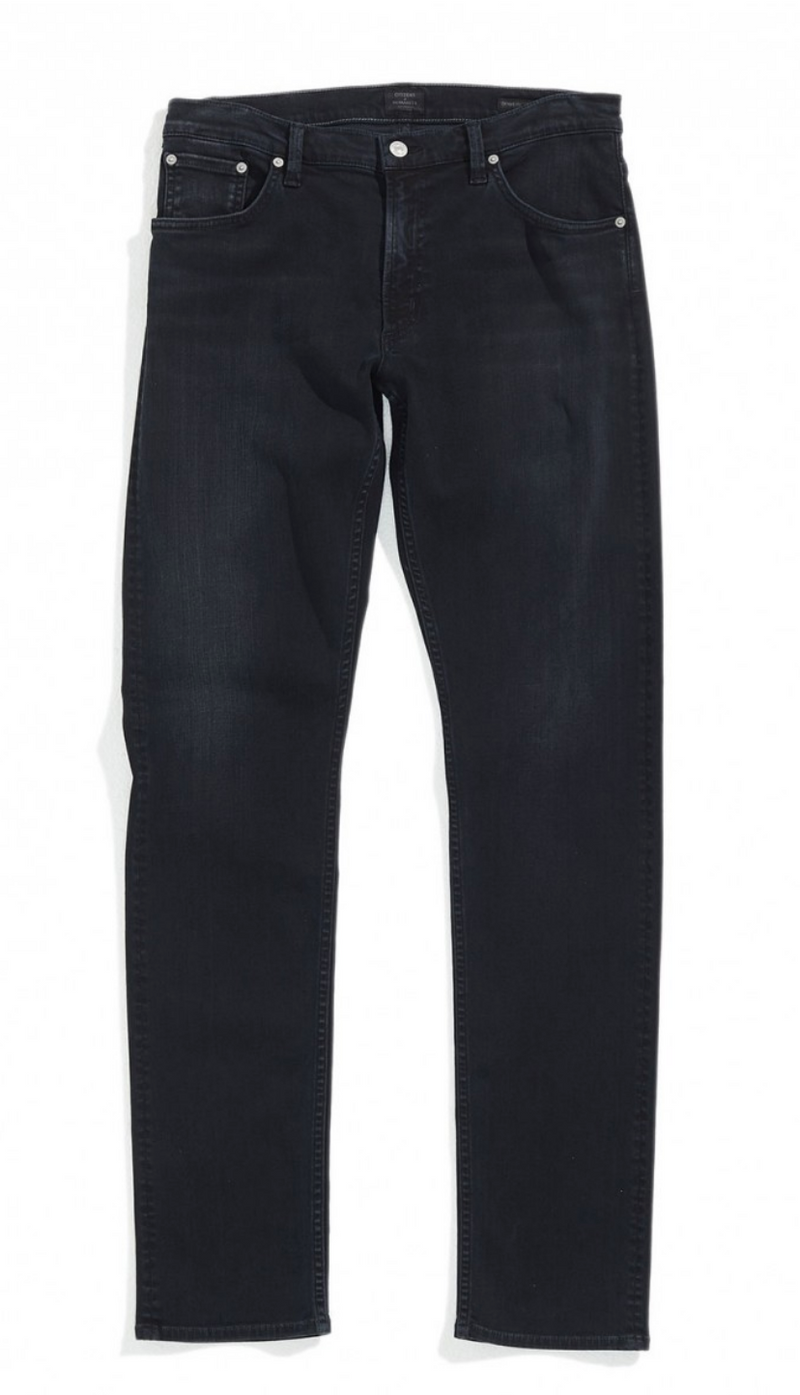 slim fit, mens denim, denim, citizens, dark blue