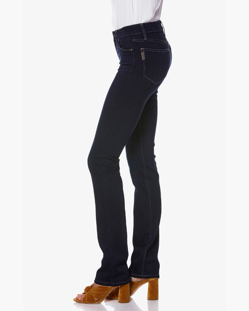 paige, paige women, paige denim, denim, womens denim, womens, jeans, mid rise, straight, dark wash