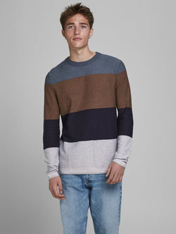 CREW NECK KNITTED PULLOVER