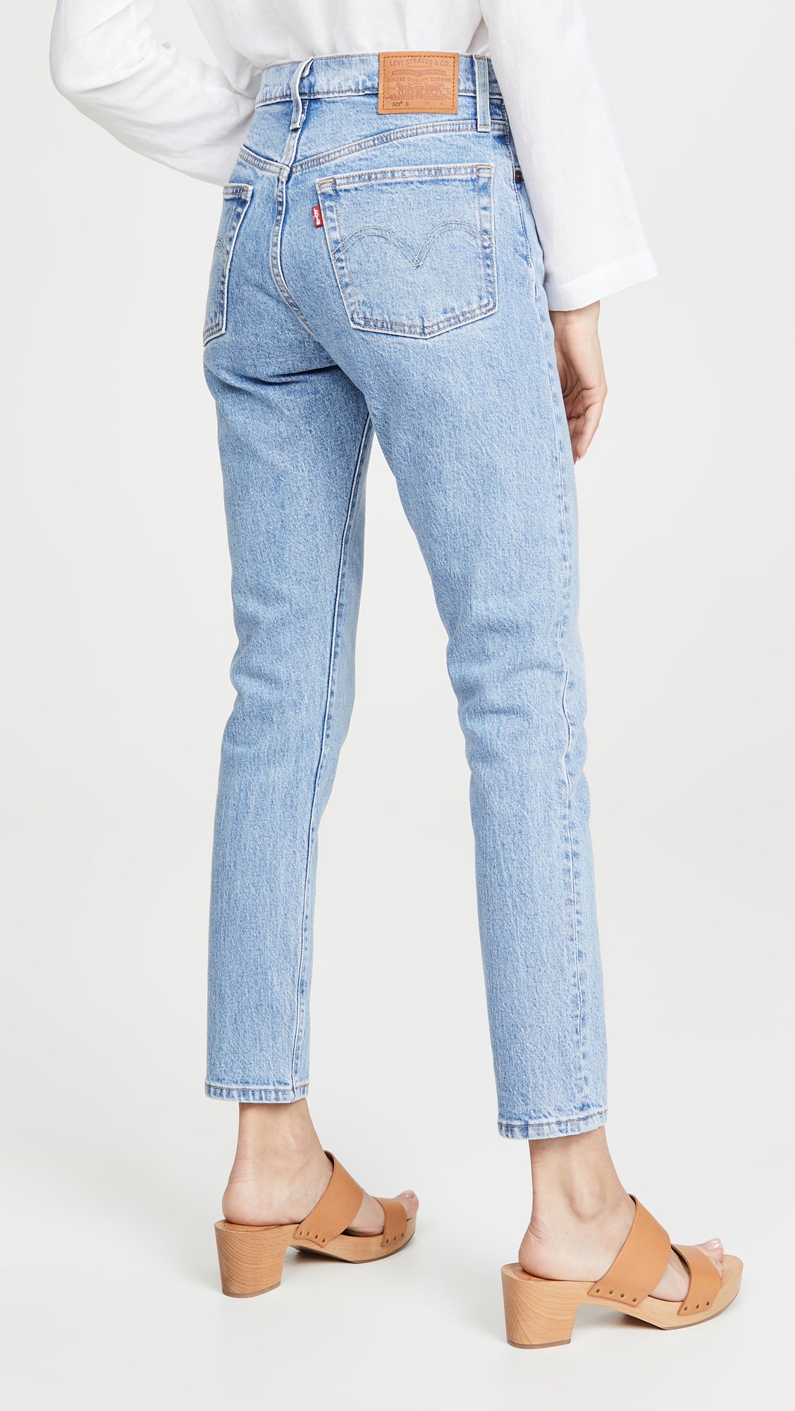 501 Women's Light Wash Skinny Jeans