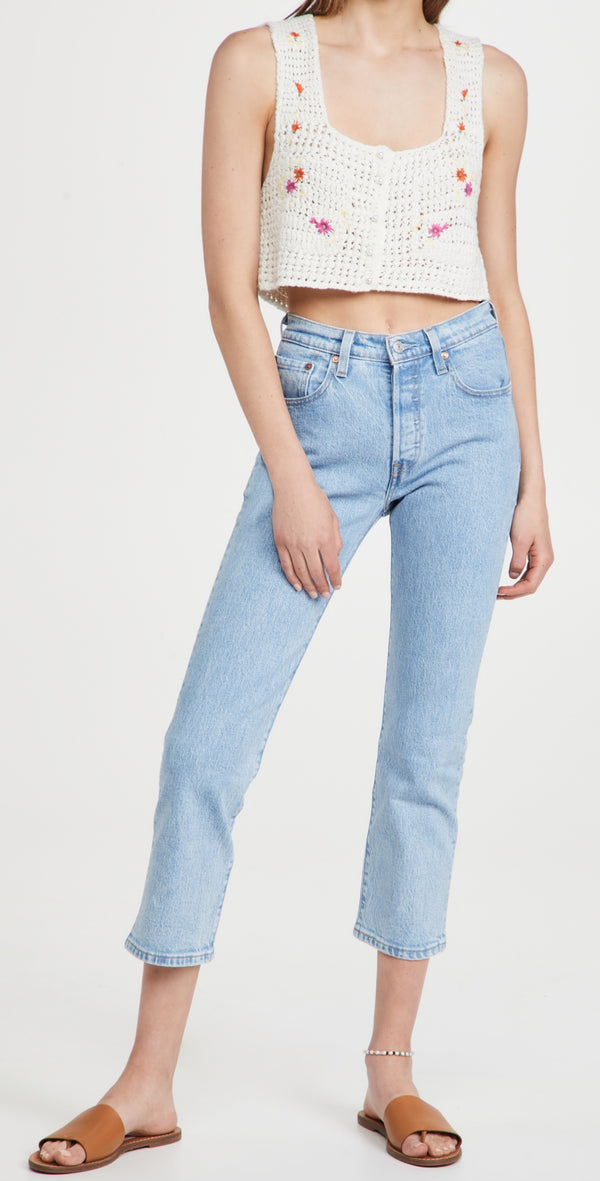 Levi's Women's Premium 501 Crop Jeans,