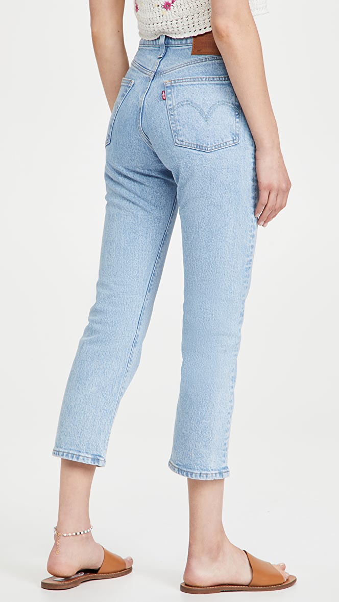 Premium 501 Crop Light Wash Jeans