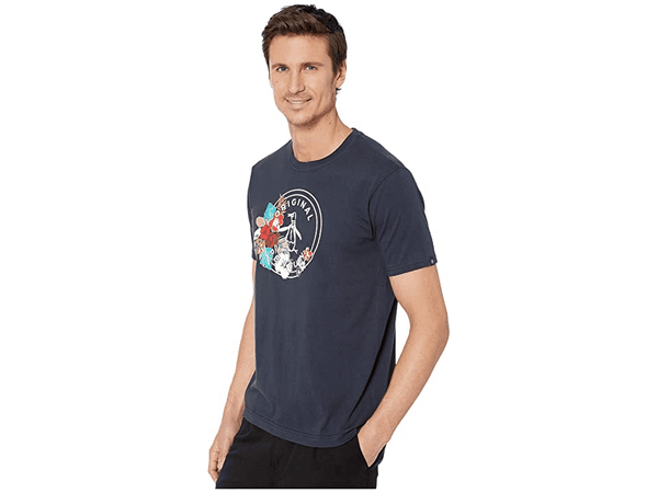 Original Penguin Men's Floral Stamp Pete Short Sleeve T-Shirt